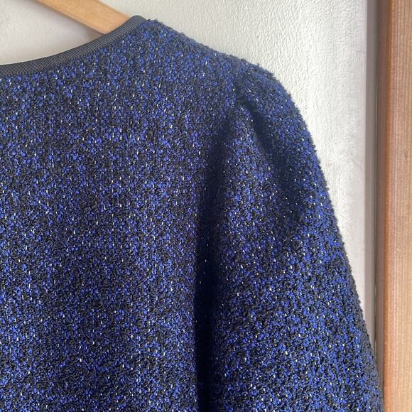 Hill House The Lou Lou Duster Jacket Midnight Tweed - Picture 10 of 13